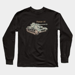 Panzer IV German WW2 Battle Tank Long Sleeve T-Shirt